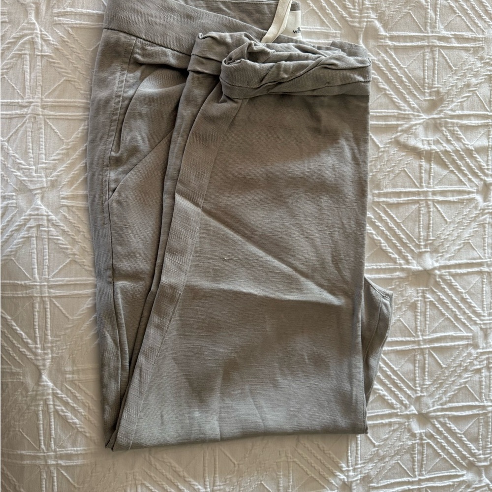 Aritzia Wilfred Woman Gray Pants